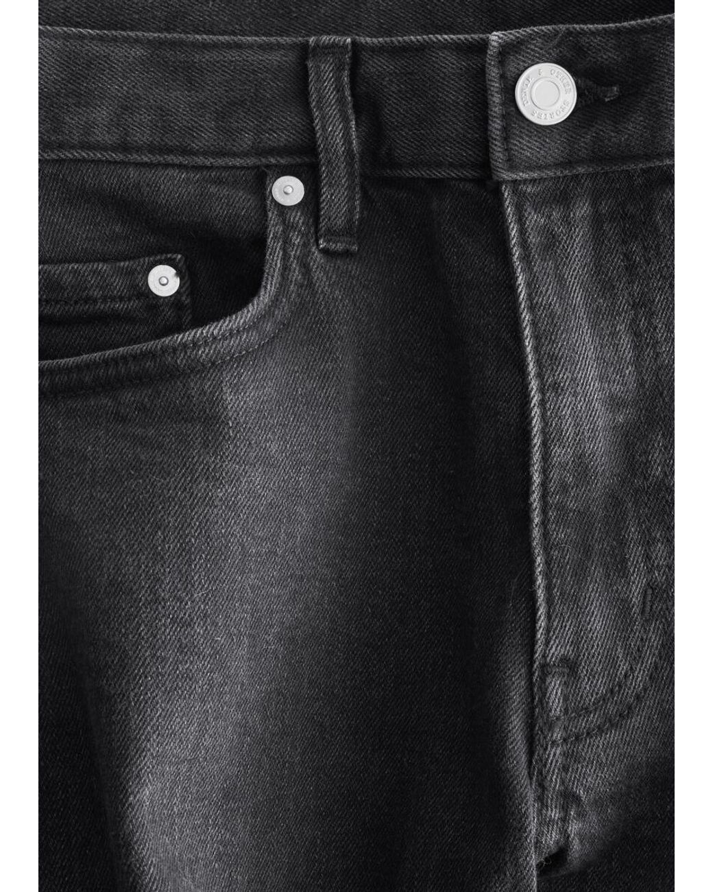 & Other Stories White Cropped Slim-Leg Jeans