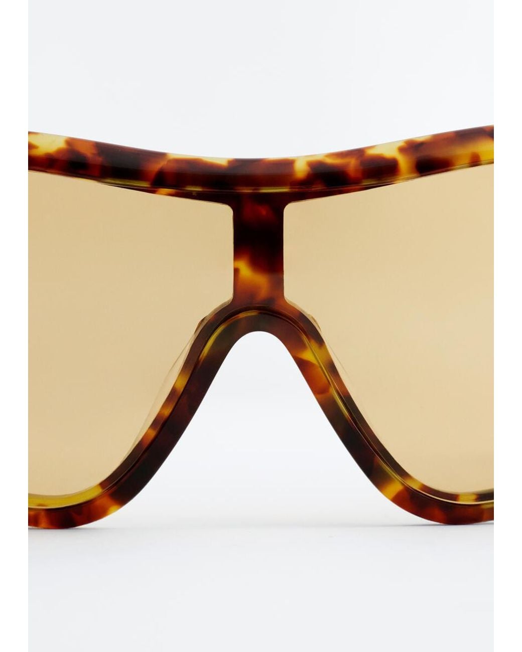 & Other Stories White Shield Sunglasses