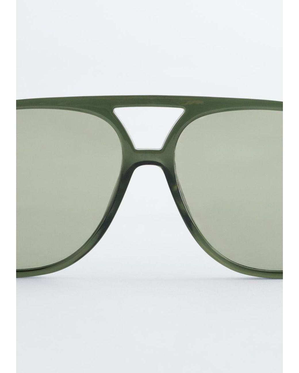 & Other Stories Black Oversized Aviator Sunglasses