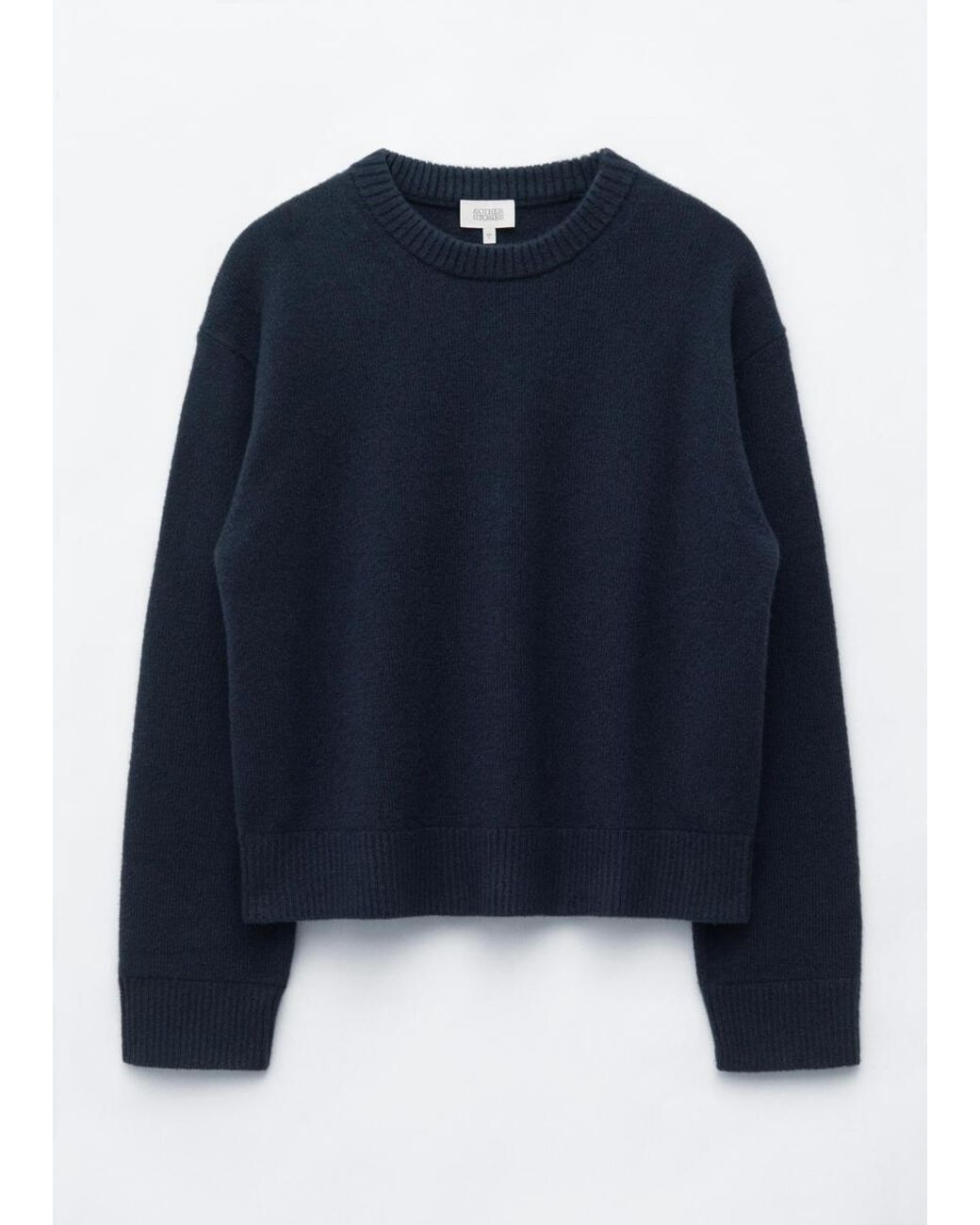 & Other Stories Blue Boxy Knit Jumper