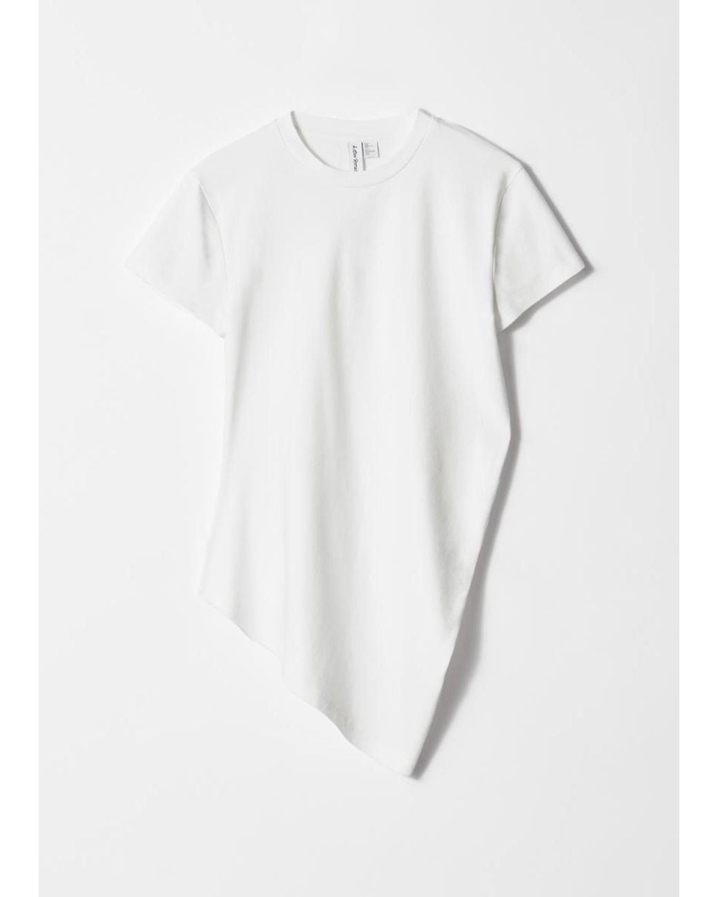 & Other Stories White Asymmetric T-Shirt