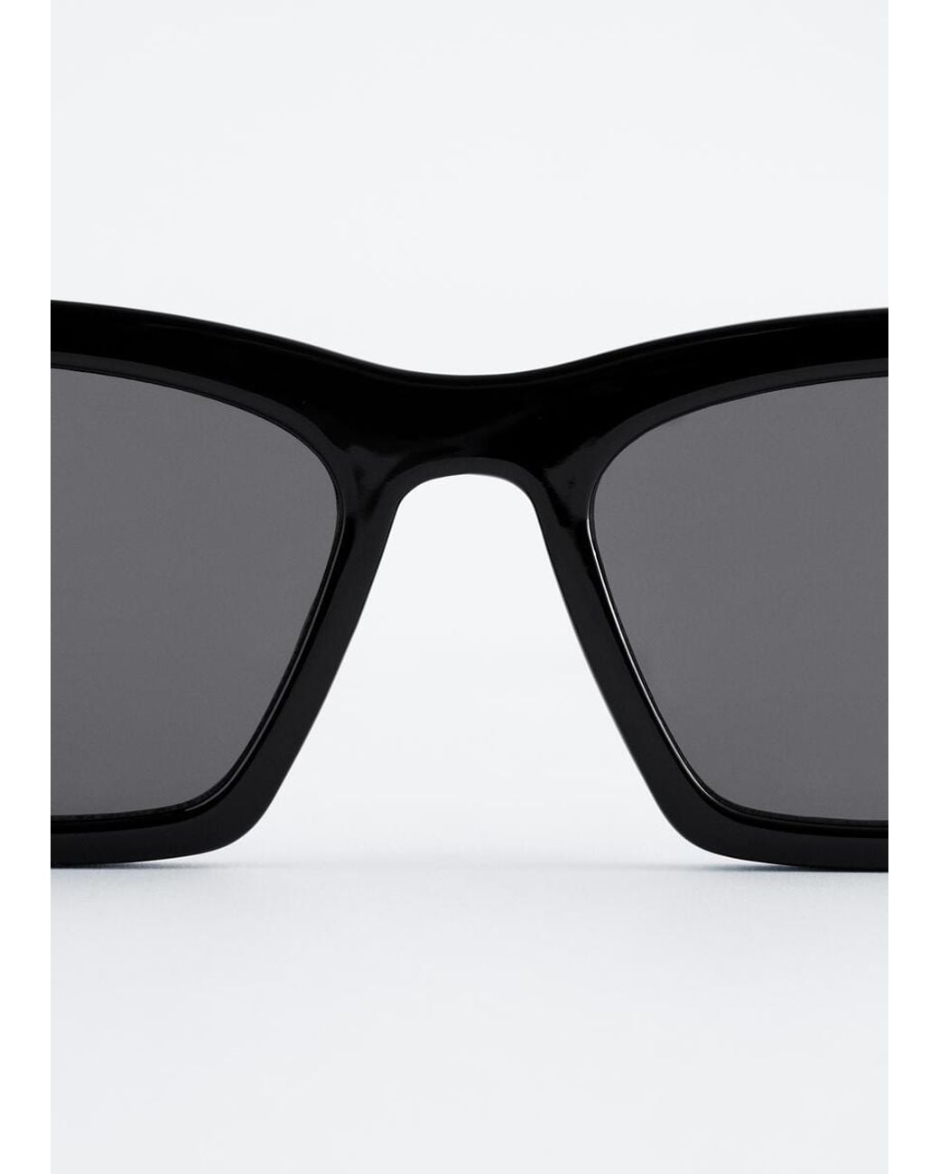 & Other Stories Black Angular Cat Eye Sunglasses