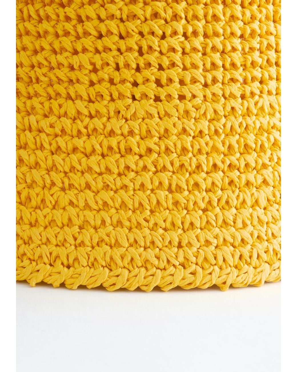 & Other Stories Black Woven Straw Hat