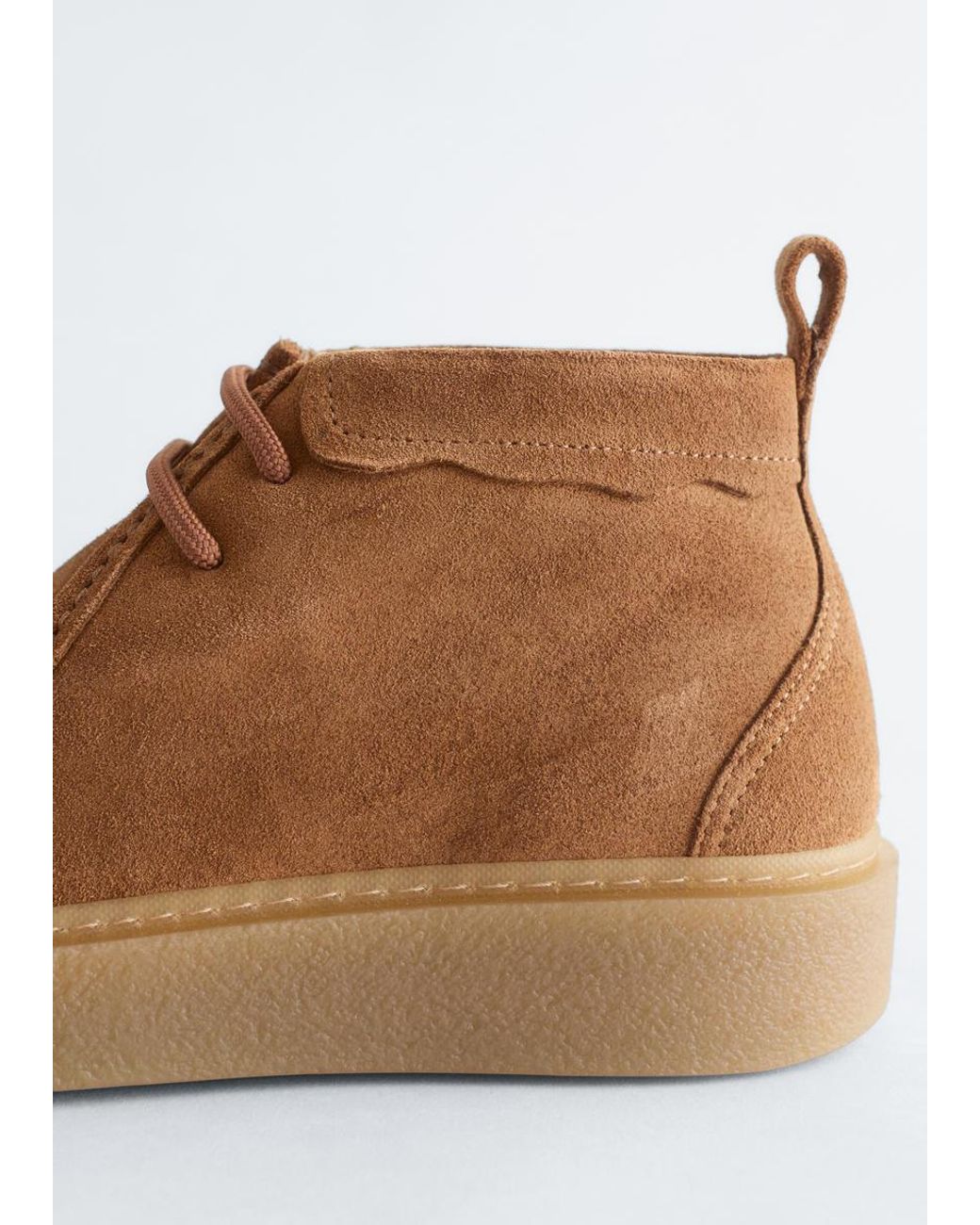 & Other Stories Black Platform Desert Boots