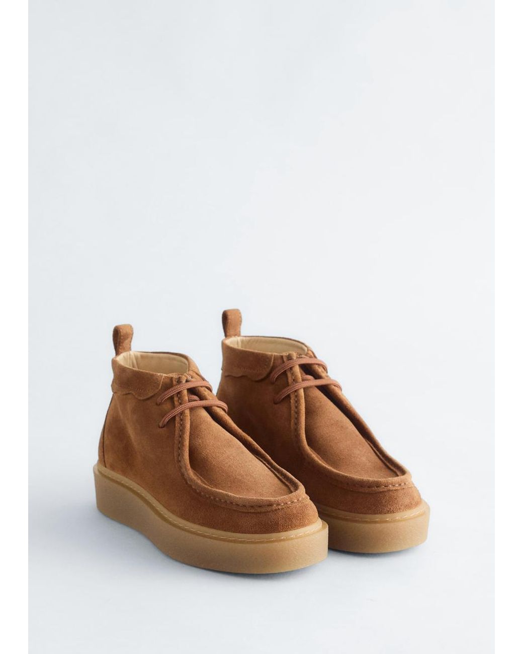 & Other Stories Black Platform Desert Boots