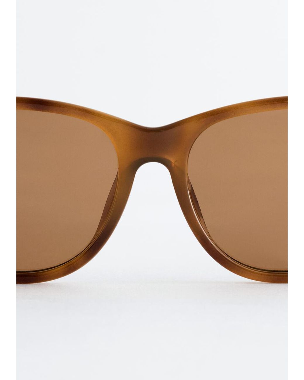 & Other Stories Brown Oval Cat-Eye Sunglasses