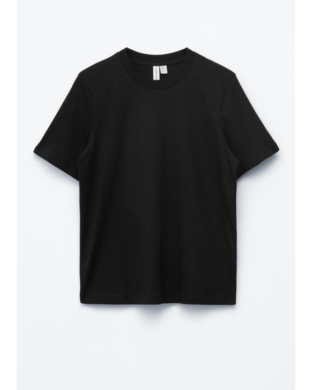 & Other Stories Black Relaxed Crewneck T-shirt