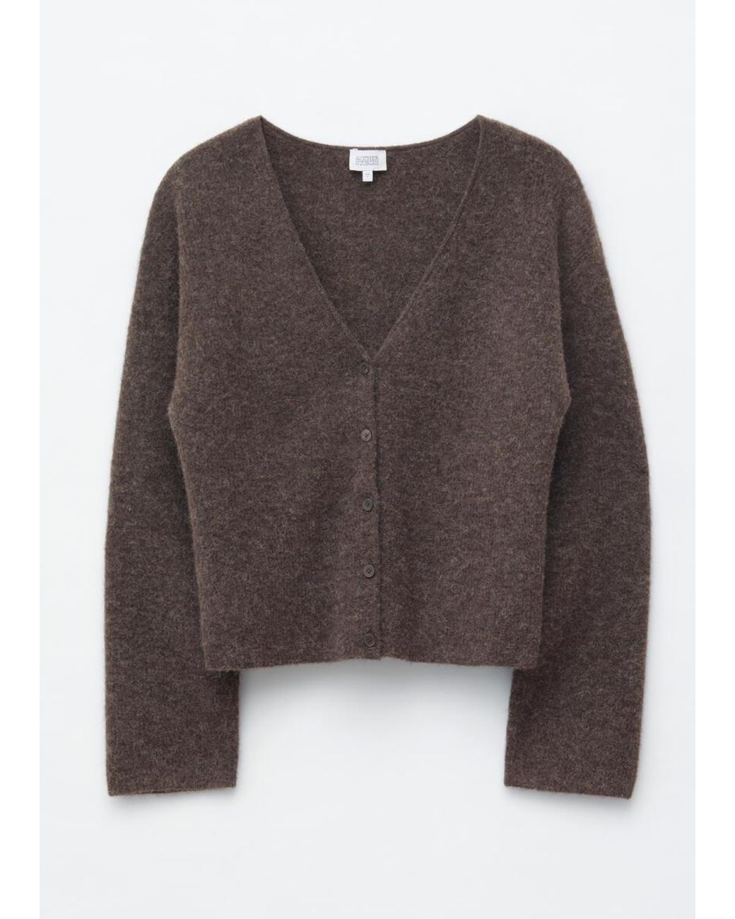 & Other Stories Black Alpaca-Blend Cardigan