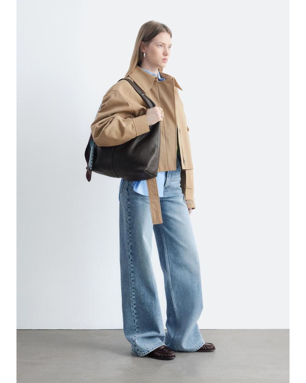 & Other Stories Blue Wide-Leg Jeans