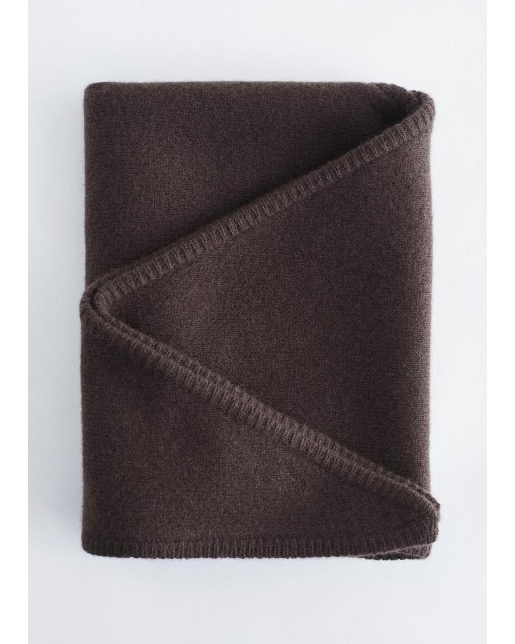 & Other Stories Black Wool Triangle Scarf
