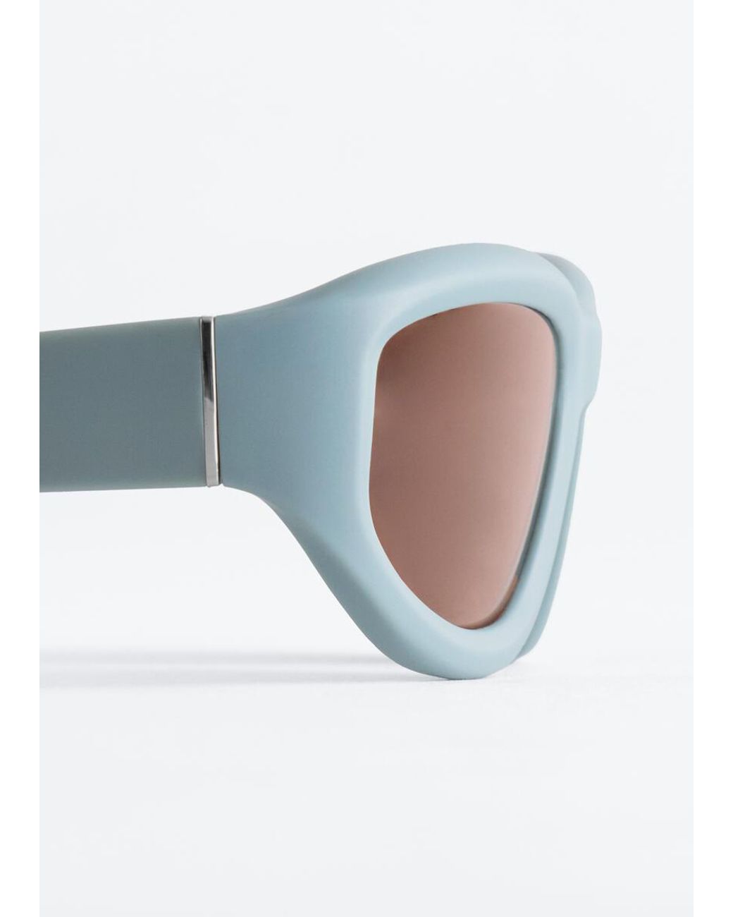 & Other Stories Brown Oval Sunglasses