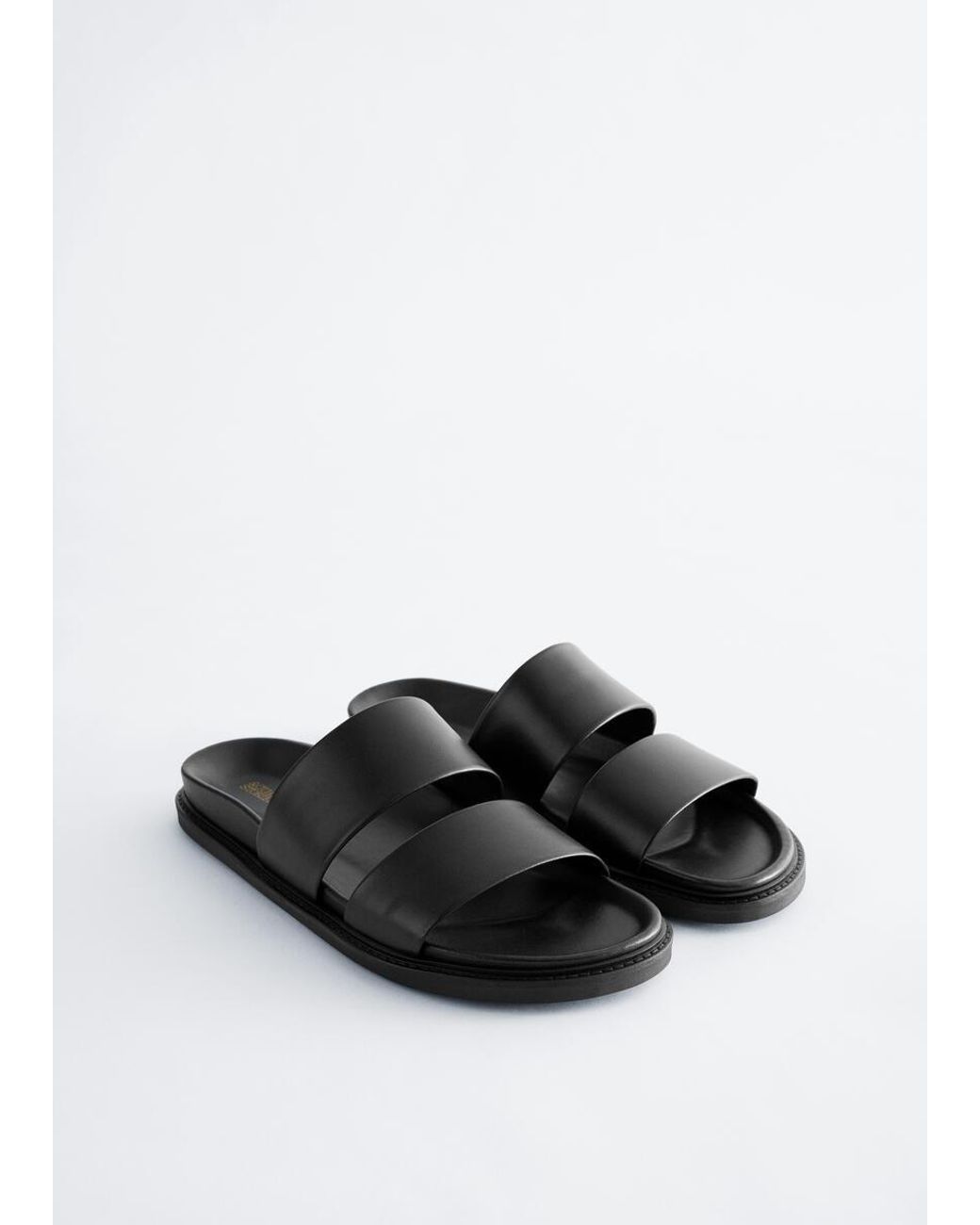 & Other Stories Blue Leather Sandals