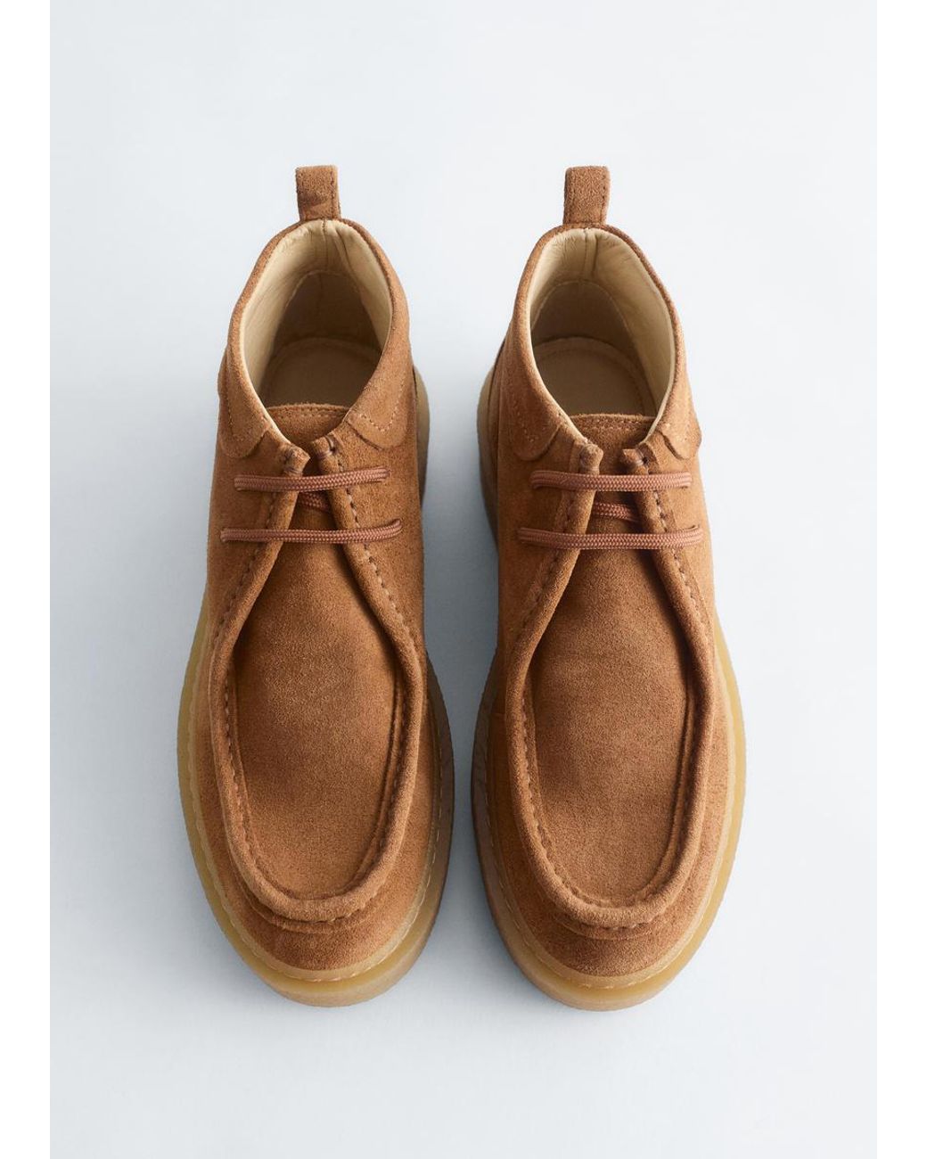 & Other Stories Black Platform Desert Boots