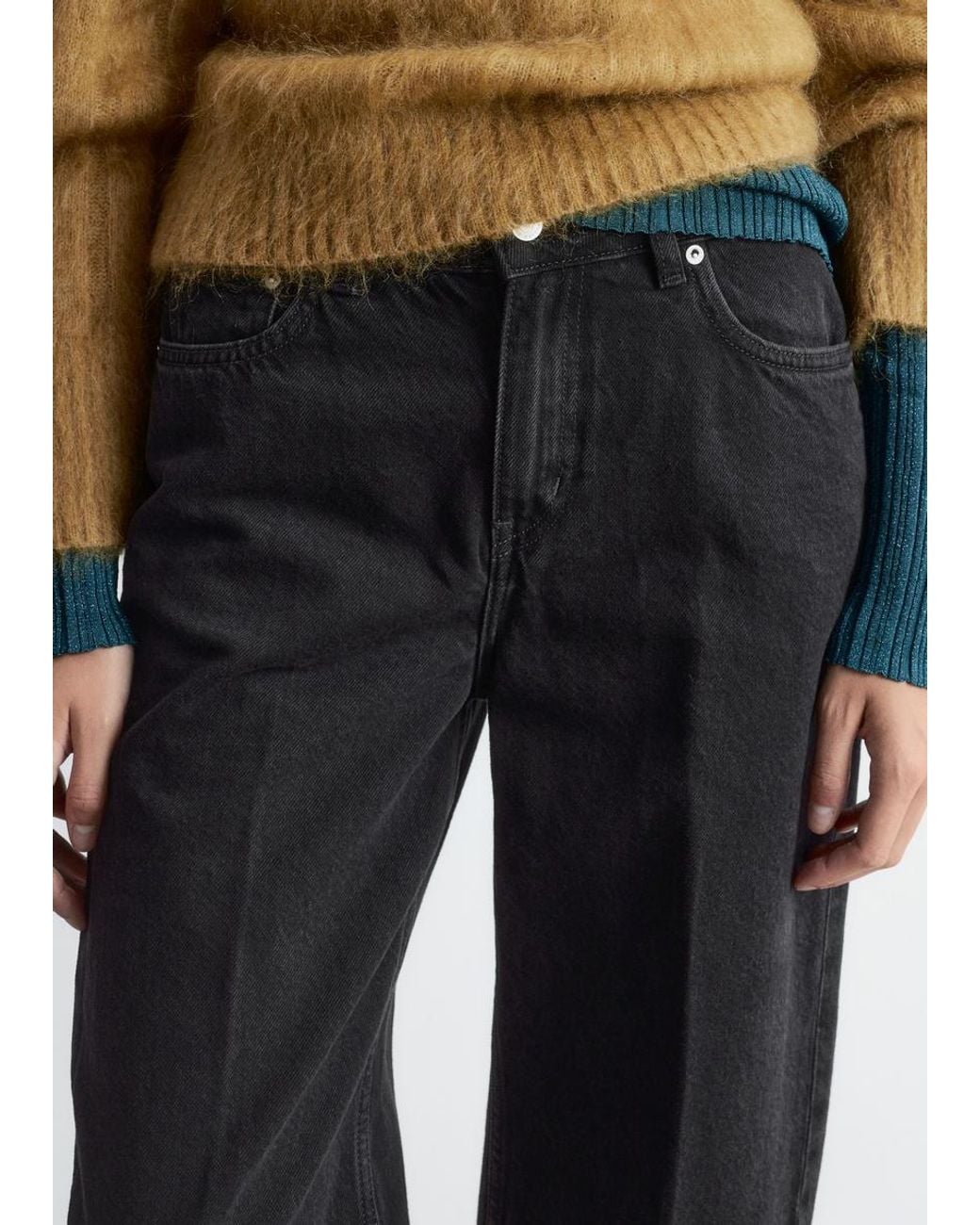 & Other Stories White Tapered Jeans