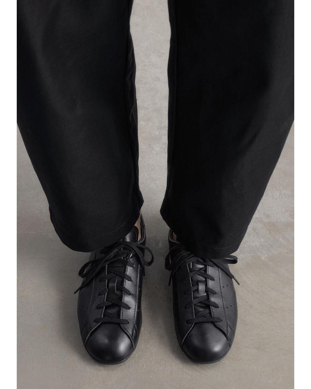 & Other Stories Black Adidas Stan Smith Lo Pro Sneakers