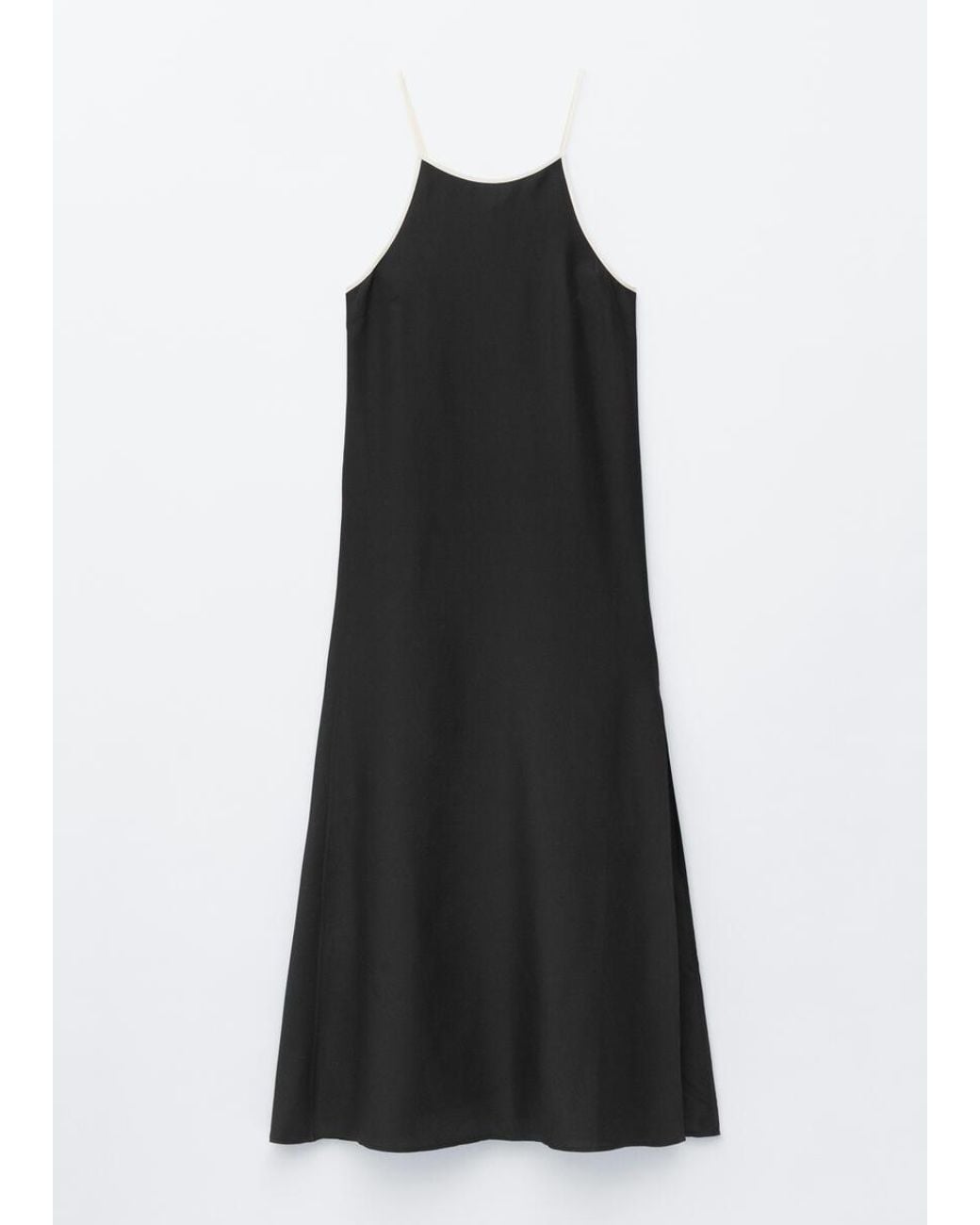 & Other Stories White Silk Strap Dress