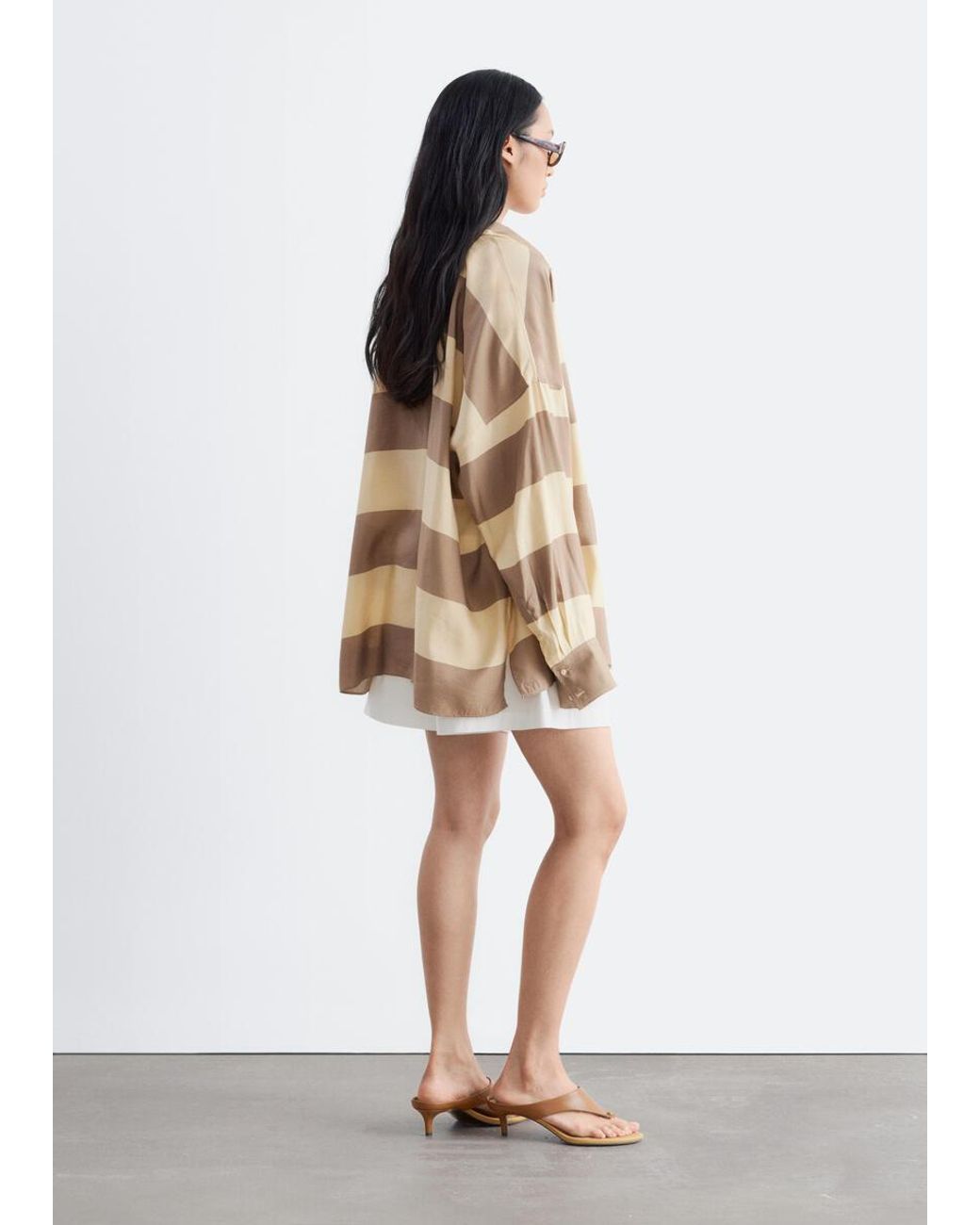 & Other Stories Natural Oversized Shirt