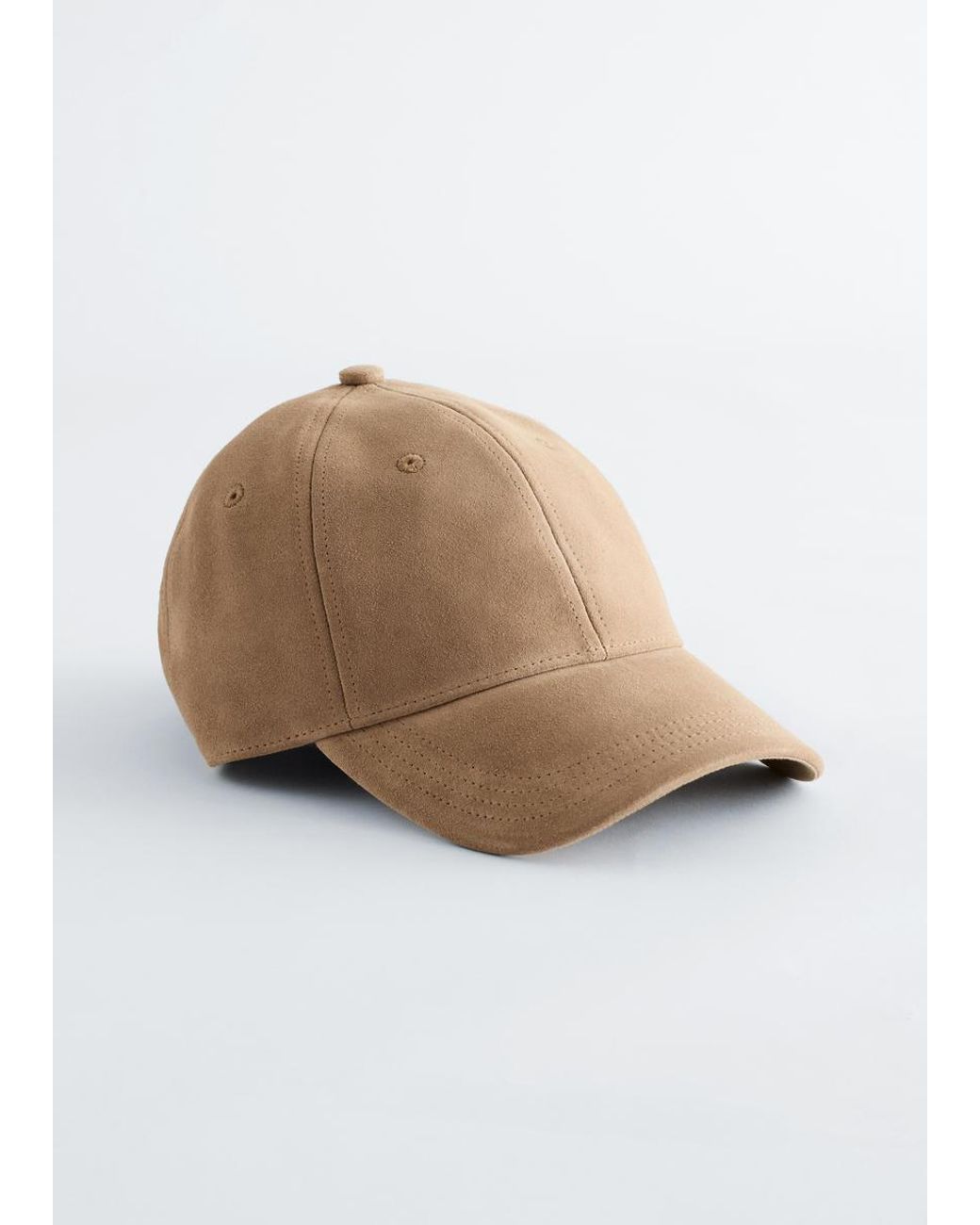 & Other Stories Natural Suede Baseball Cap