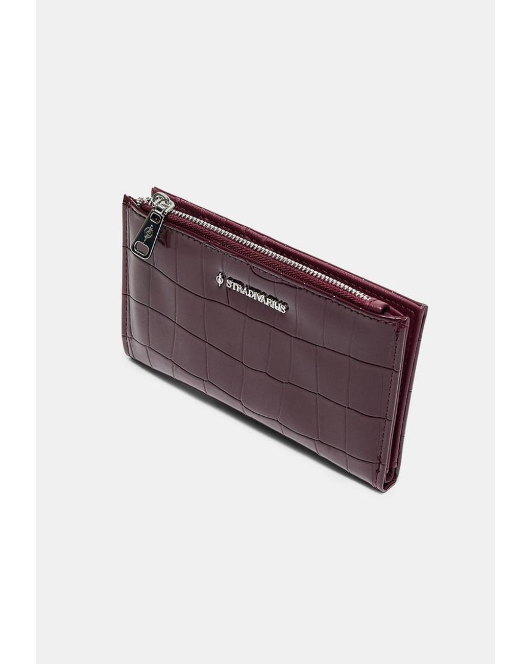 Portamonete Basic Con Cerniera di Stradivarius in Red