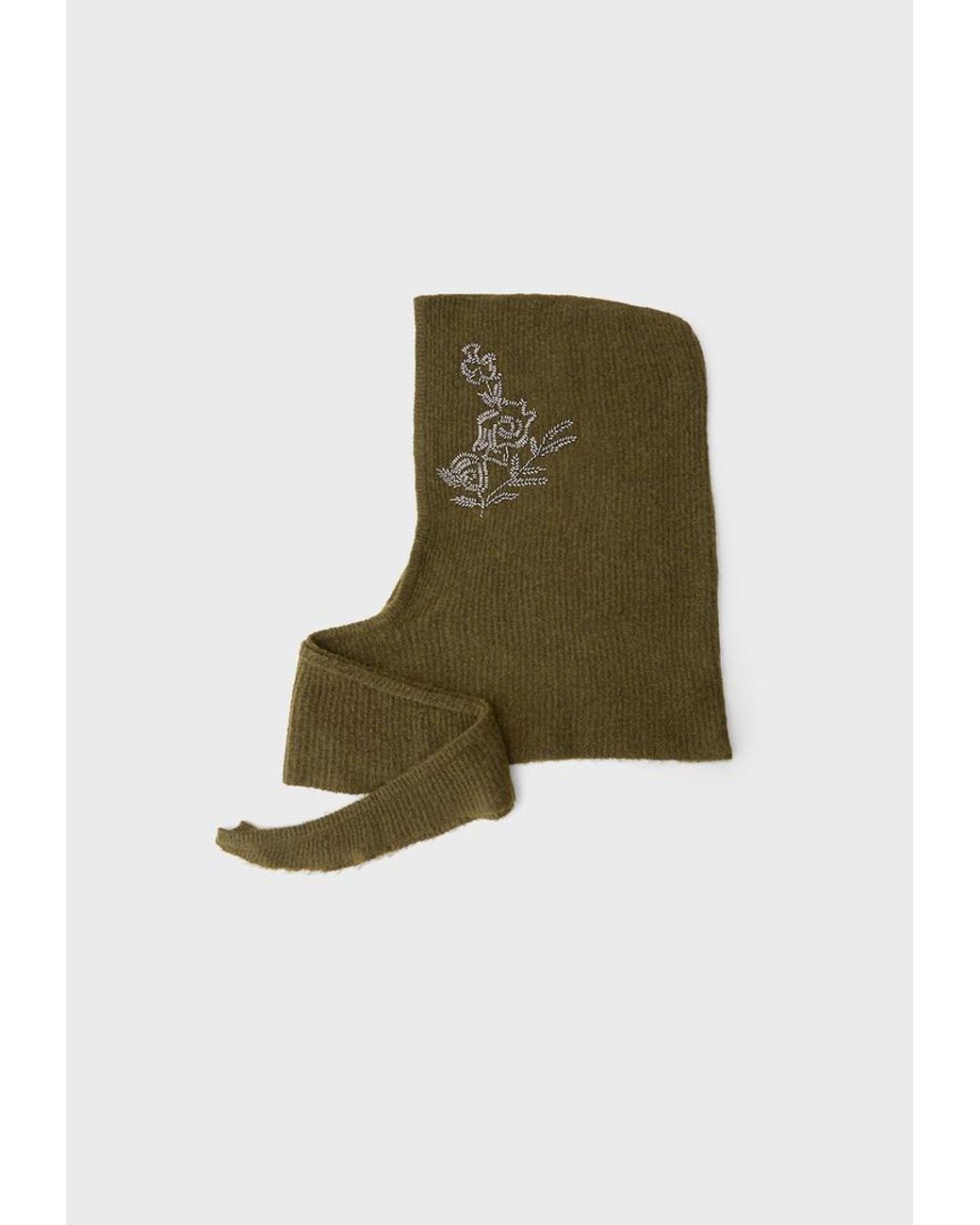 Balaclava Con Brillantini di Stradivarius in Green