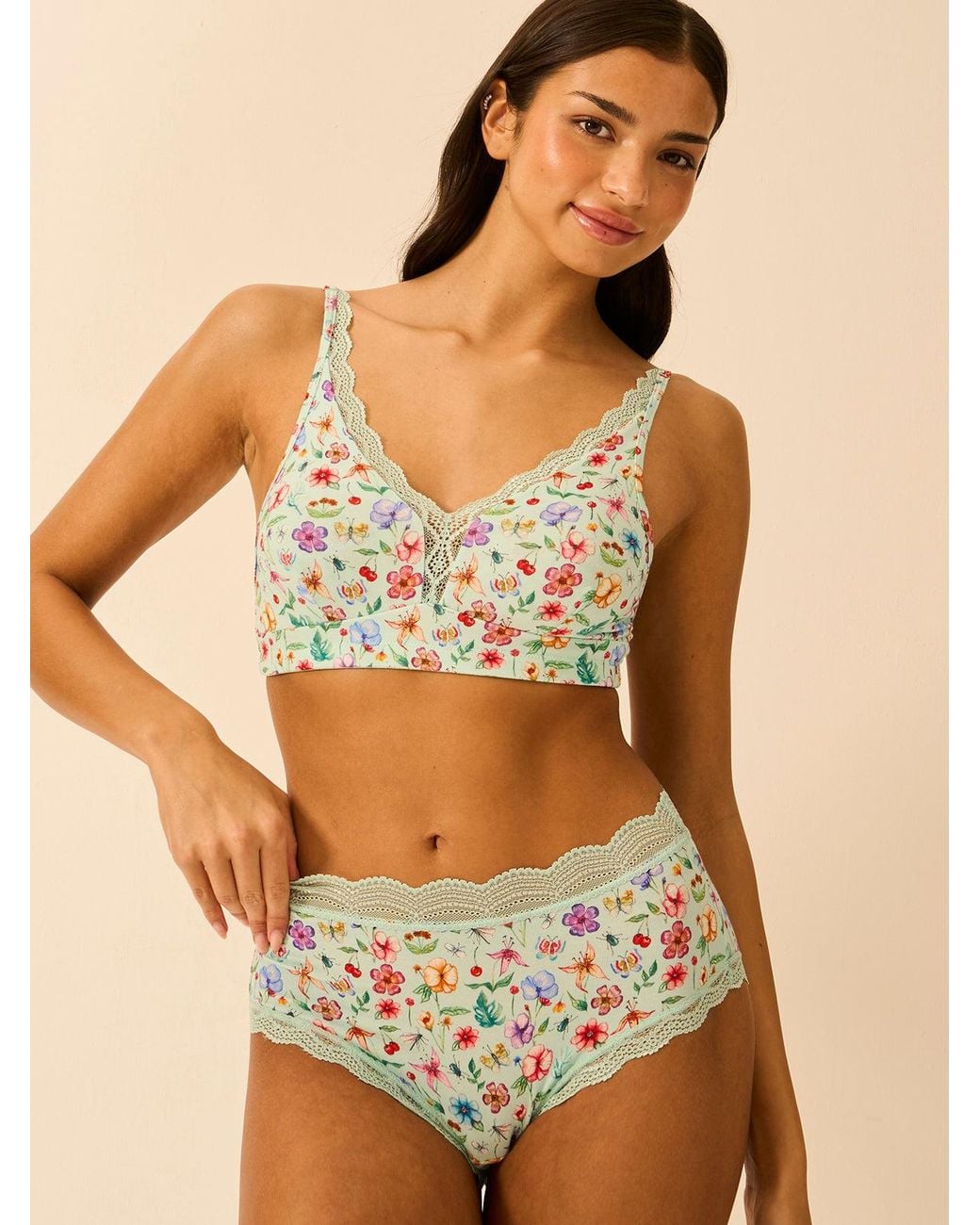 Stripe & Stare Orange High Rise Knicker