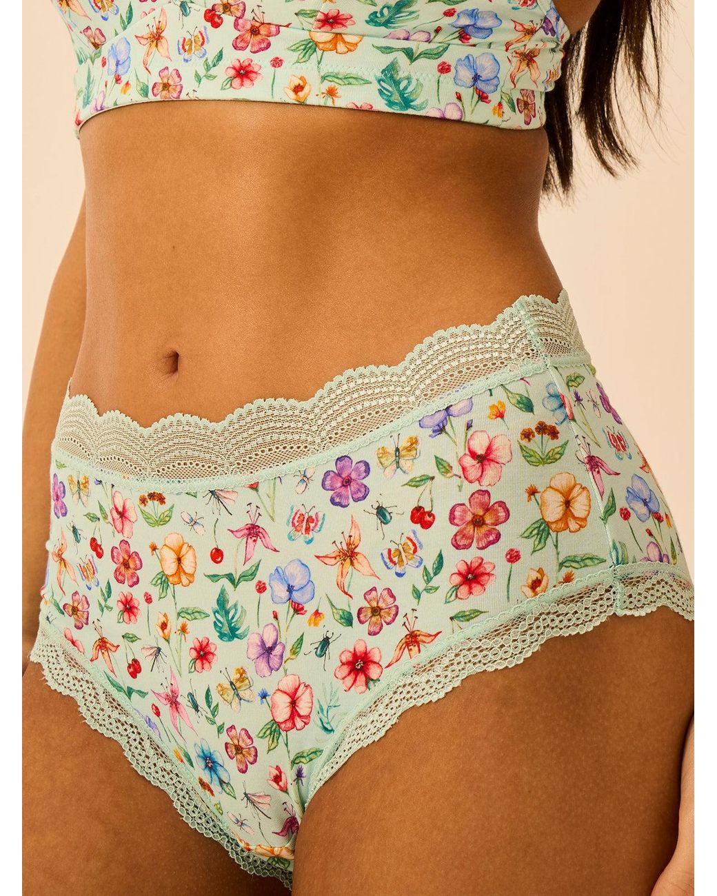 Stripe & Stare Orange High Rise Knicker