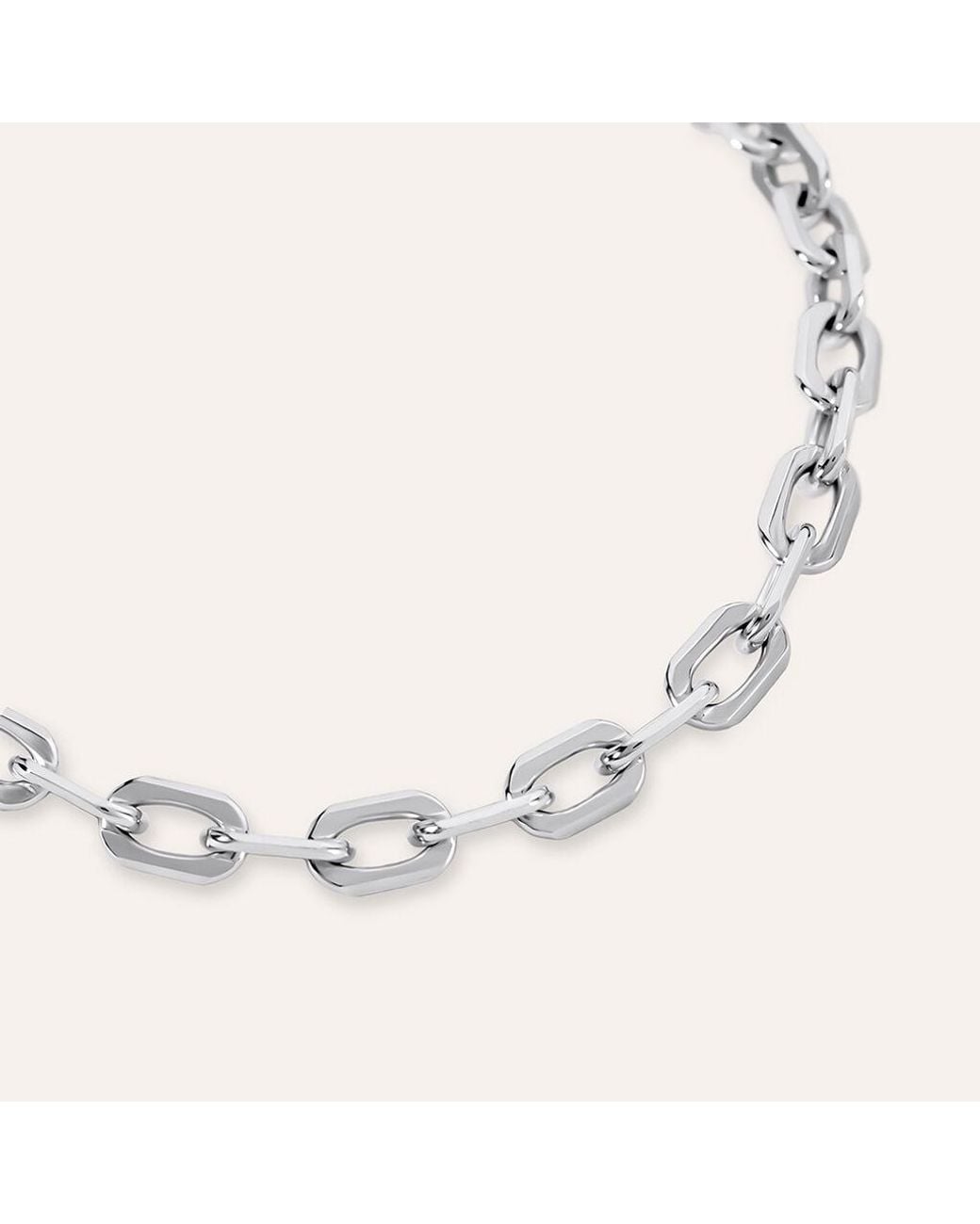 Bracciale Catena Gentleman Argento Rodiato di Stroili in Natural da Uomo