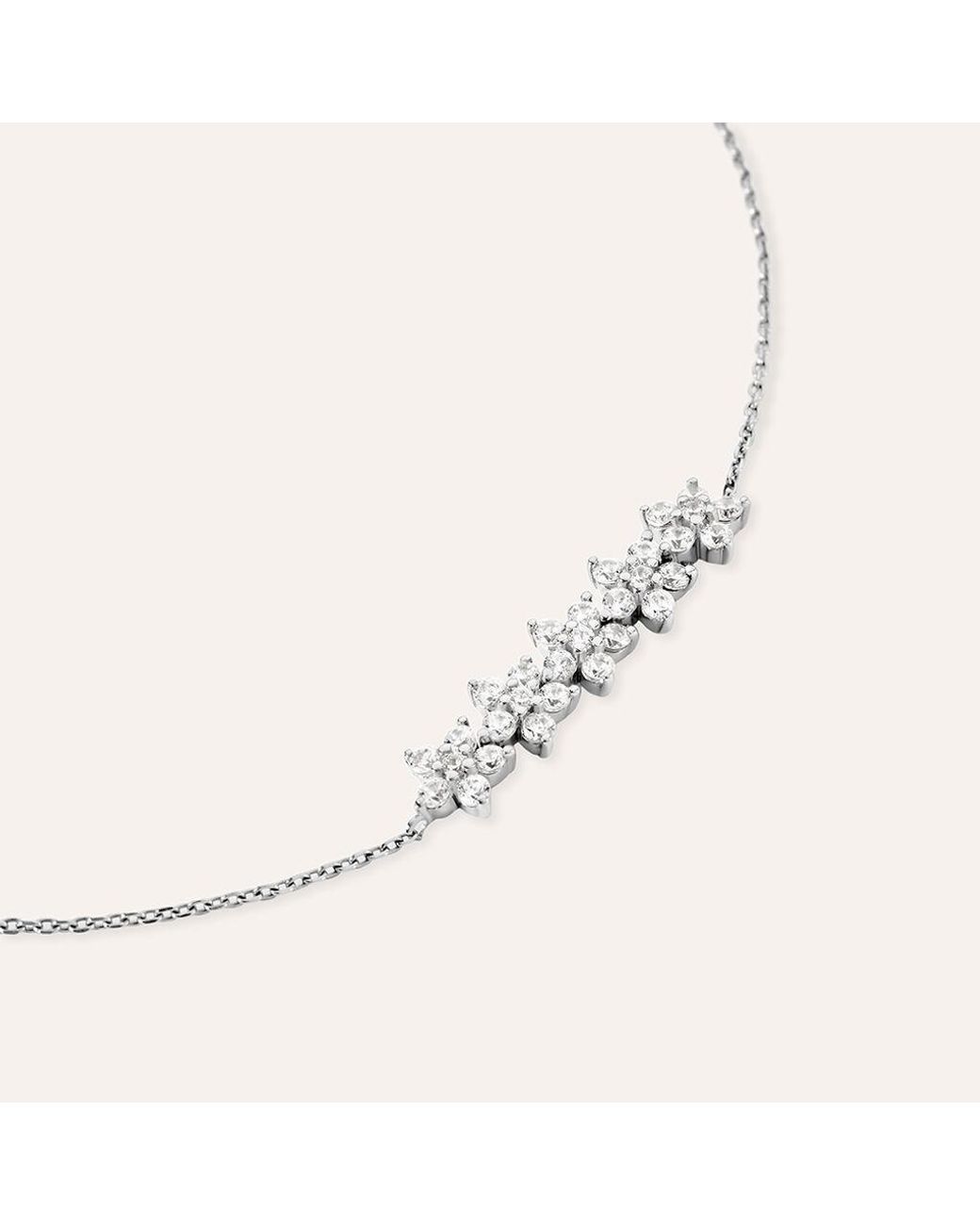 Bracciale Claire Oro Bianco Cubic Zirconia di Stroili in Natural