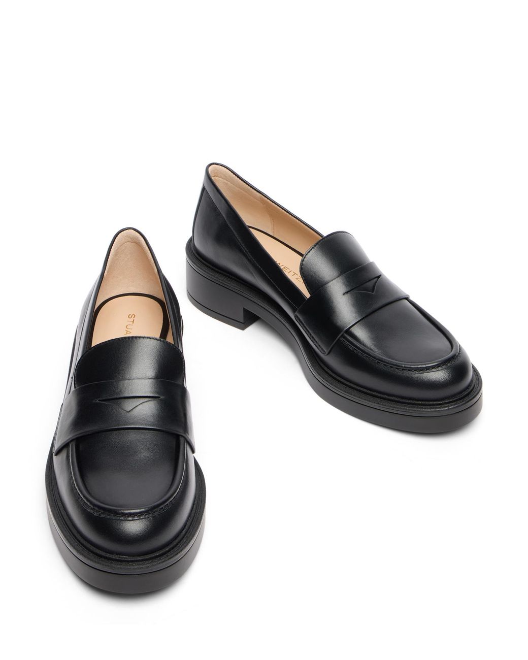 Stuart Weitzman Black Celia Lite Loafer