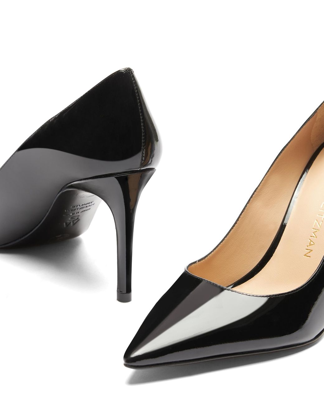 Stuart Weitzman Black Stuart Power Pump 50