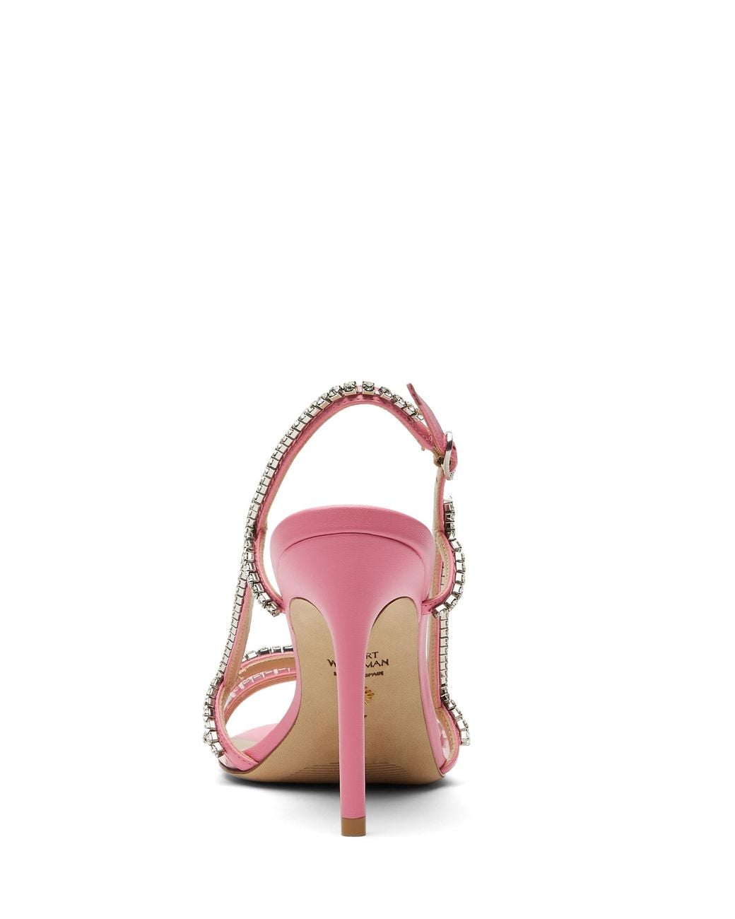 Stuart Weitzman Pink Mondrian Glam 100 Sandal
