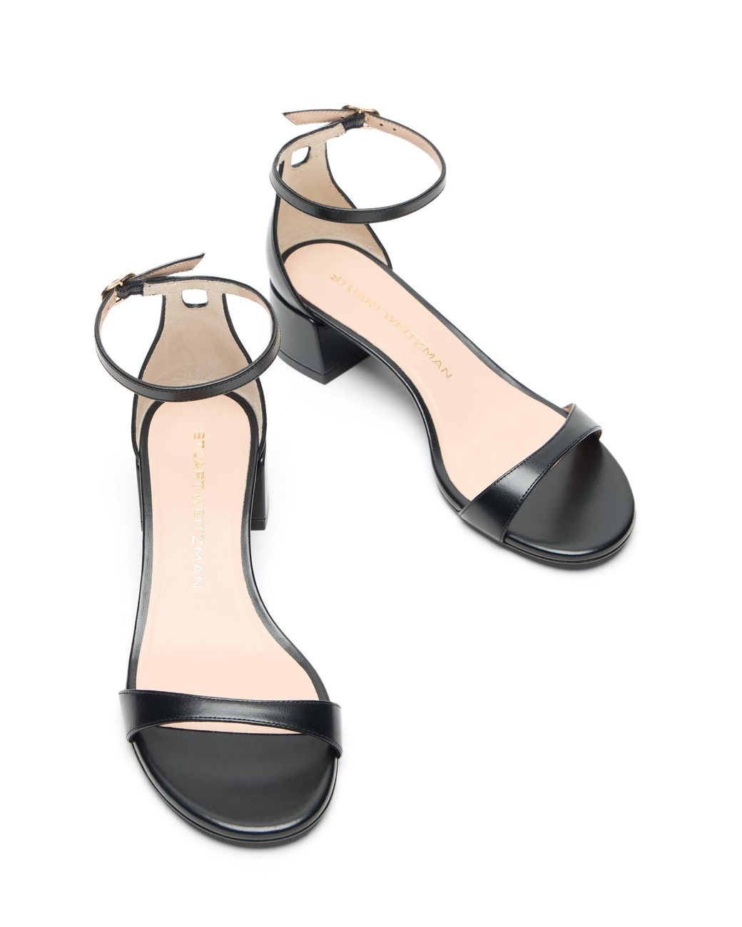 Stuart Weitzman Black Nudist Block