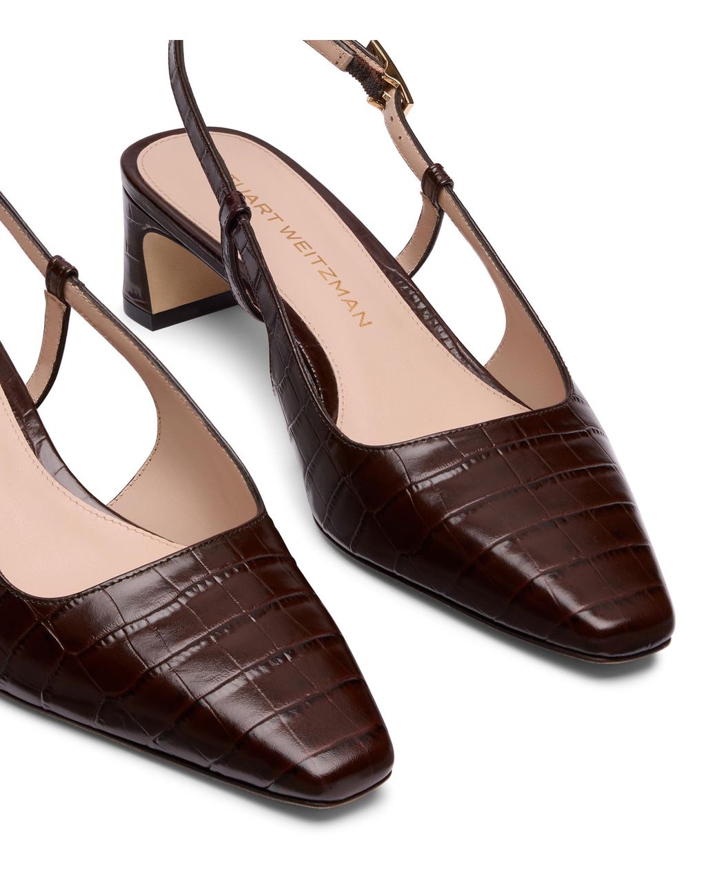 Pumps di Stuart Weitzman in Brown
