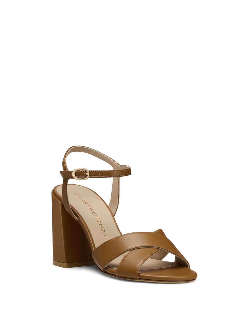 Stuart Weitzman Brown Alyssa Block 85