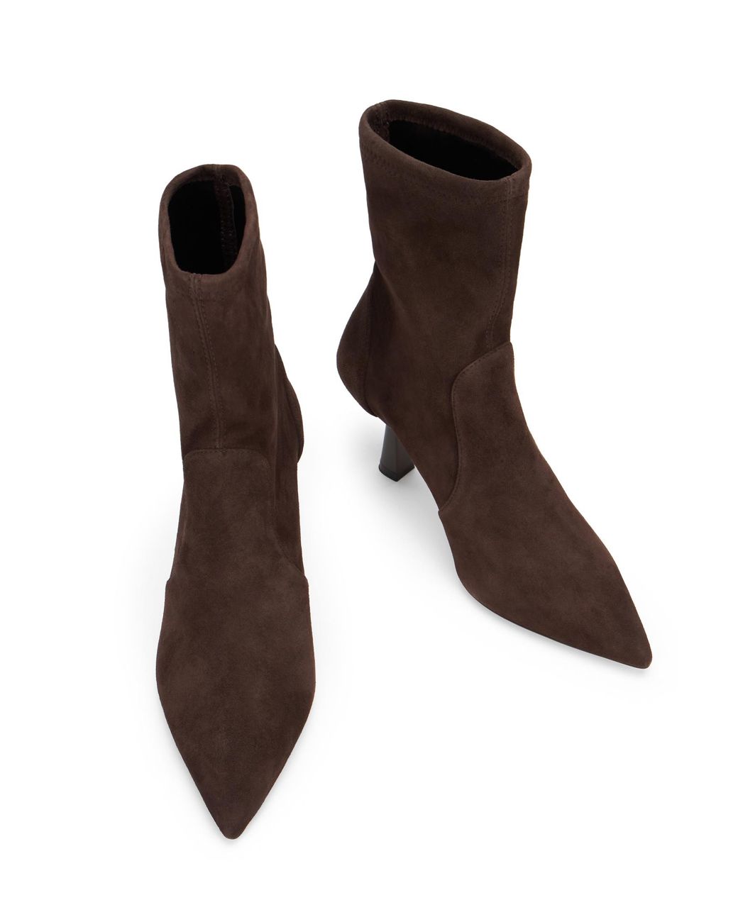 Stuart Weitzman Brown Stuart Super Sculpt Bootie 75