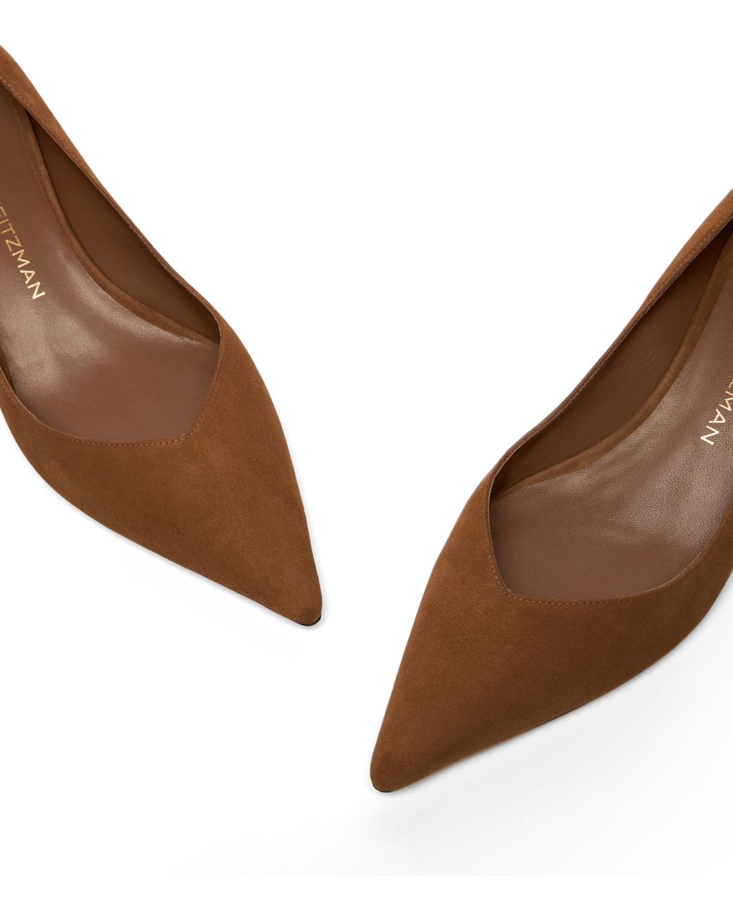 Stuart Weitzman Brown Eva 35 Pump