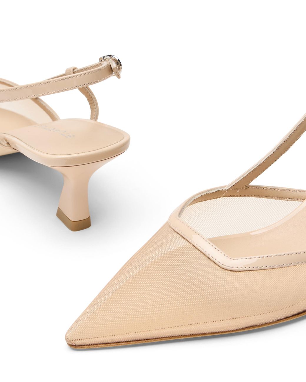 Vinnie 50 Slingback di Stuart Weitzman in Natural