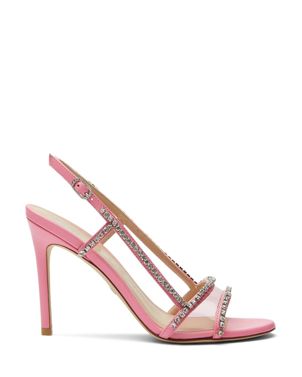 Stuart Weitzman Pink Mondrian Glam 100 Sandal