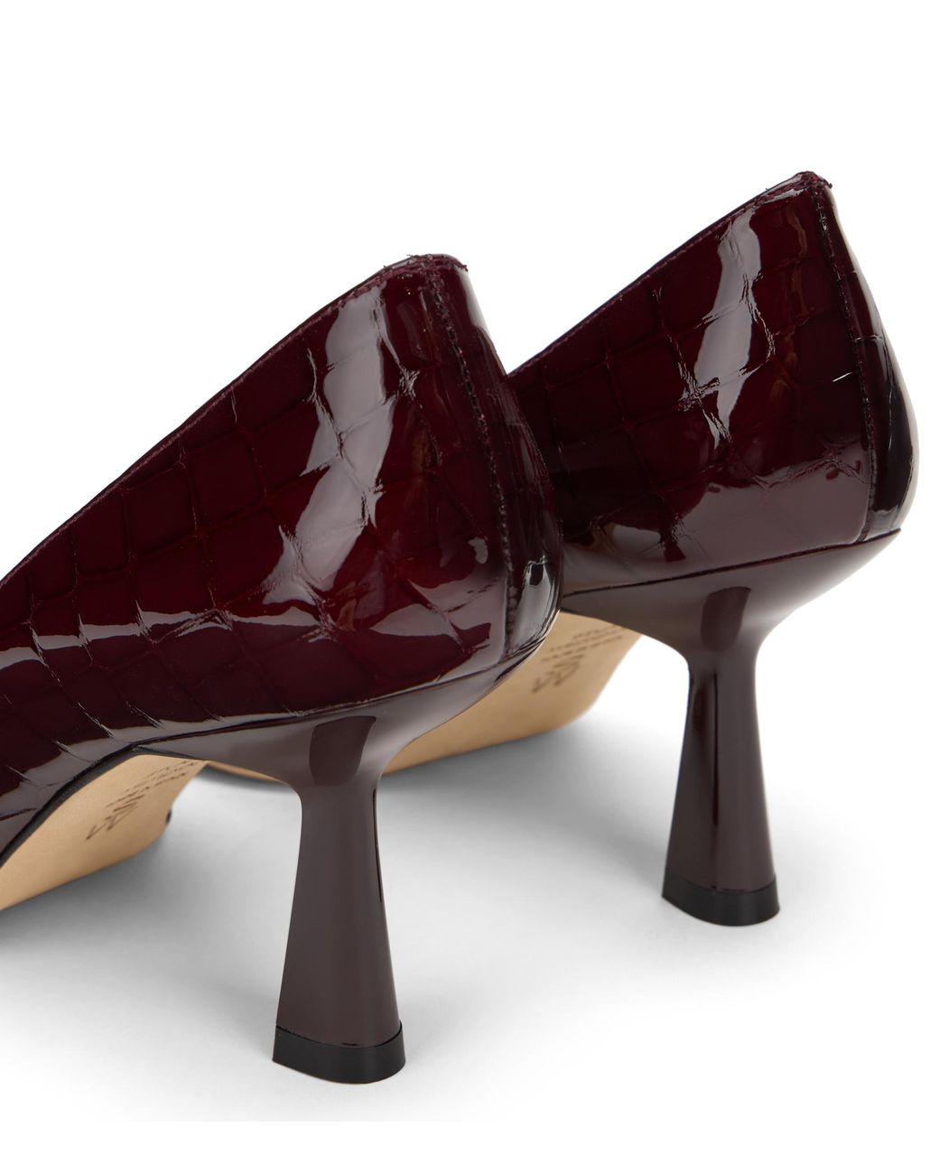 Stuart Weitzman Red Stuart Super Sculpt 75