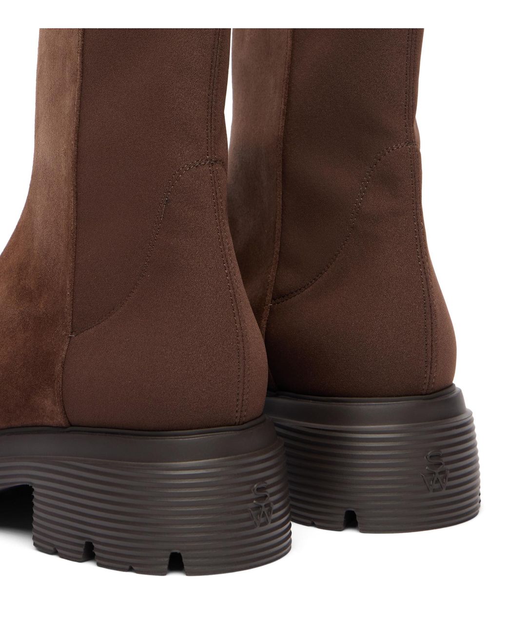 Stuart Weitzman Brown 5050 Hudson Lite Bootie