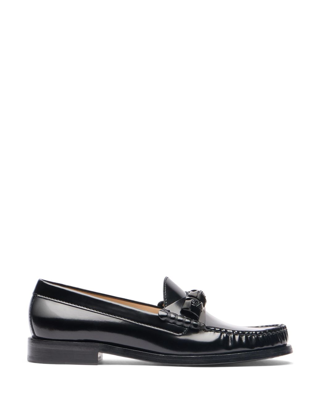 Stuart Weitzman Black Rosie Loafer