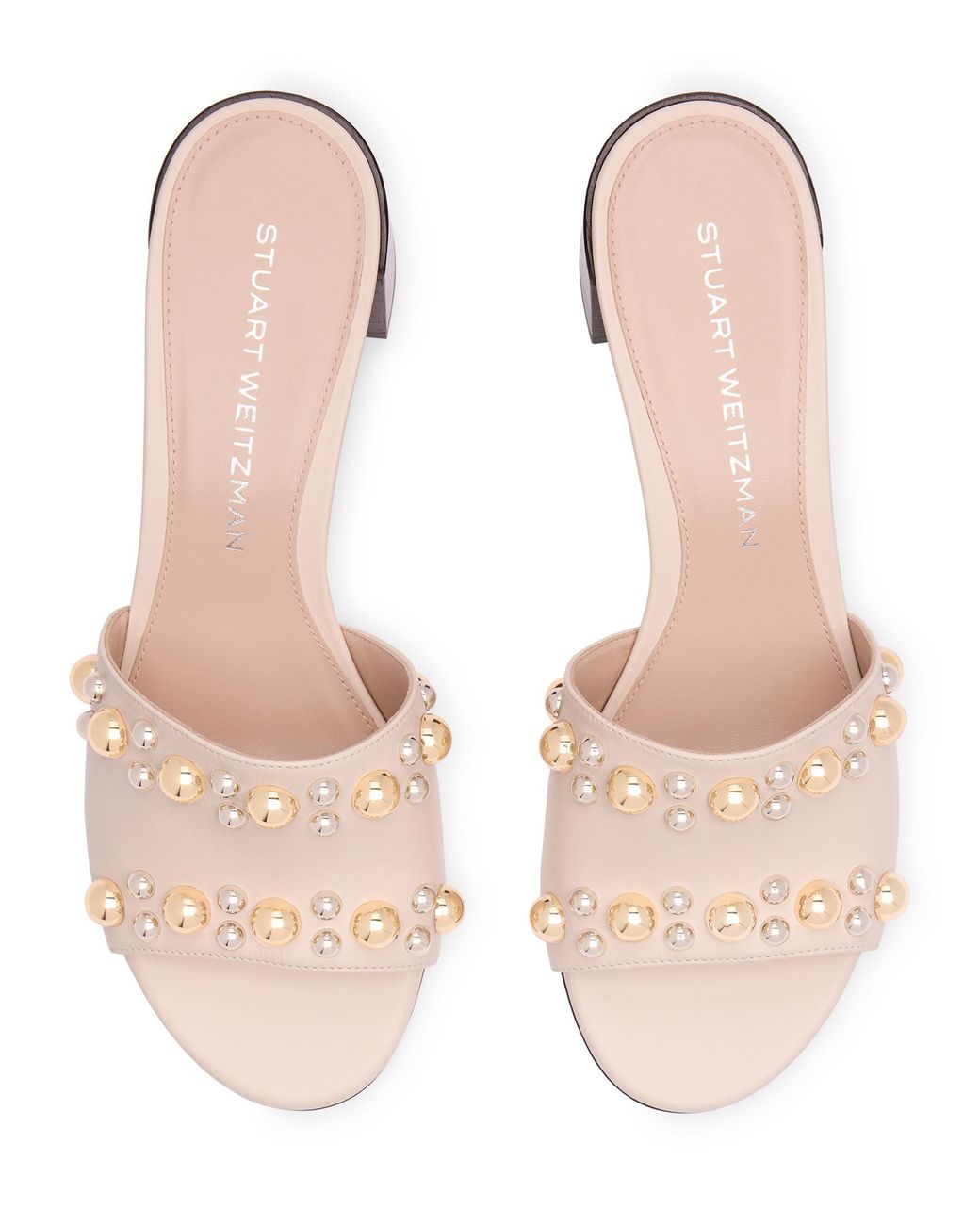 Perry Slide 50 Stuart Weitzman en coloris Natural