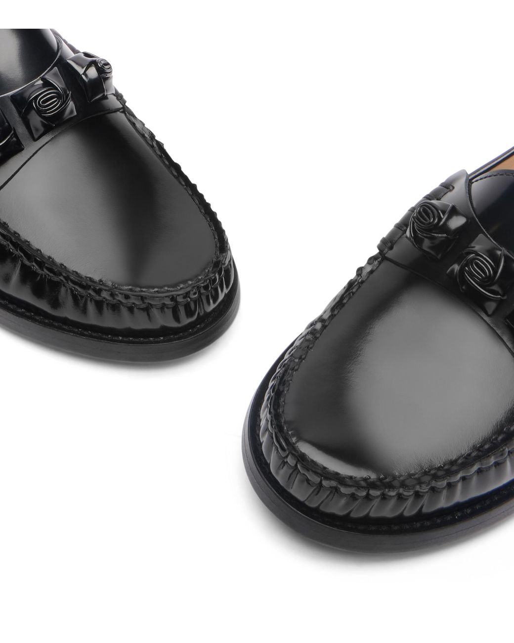 Stuart Weitzman Black Rosie Loafer