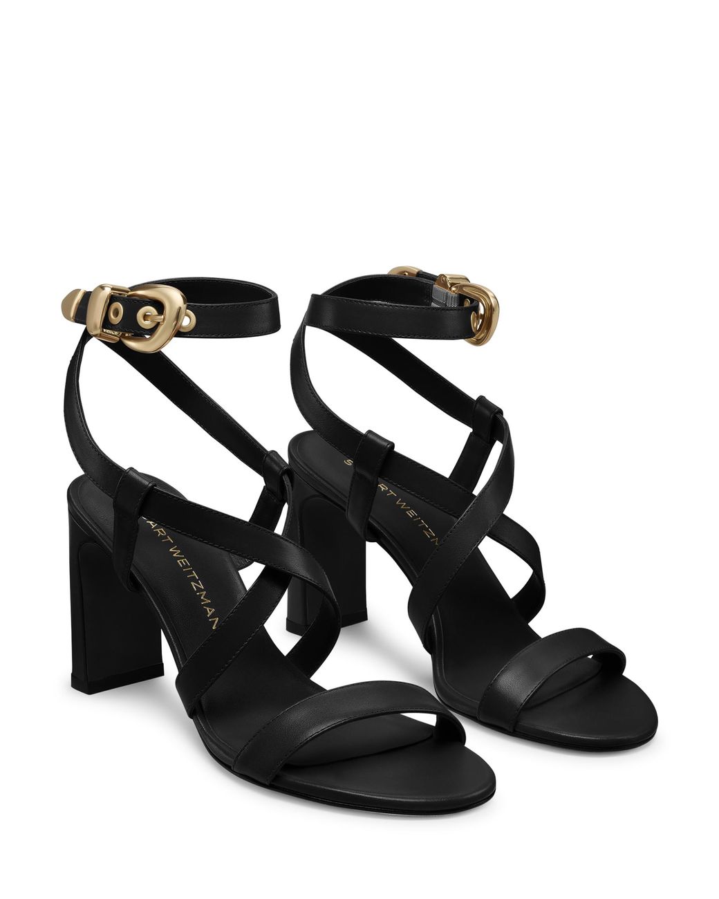 Stuart Weitzman Black Maven Block 85