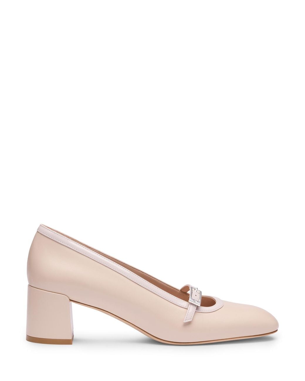 Stuart Weitzman Pink Georgie Pump 50