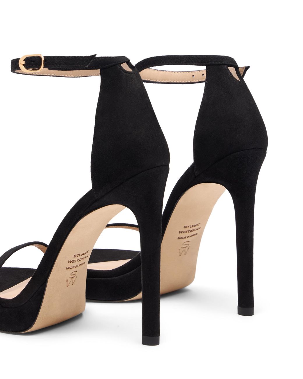 Stuart Weitzman Black Nudist Disco