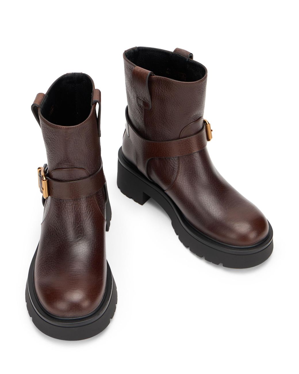 Stuart Weitzman Brown Ren Moto Bootie