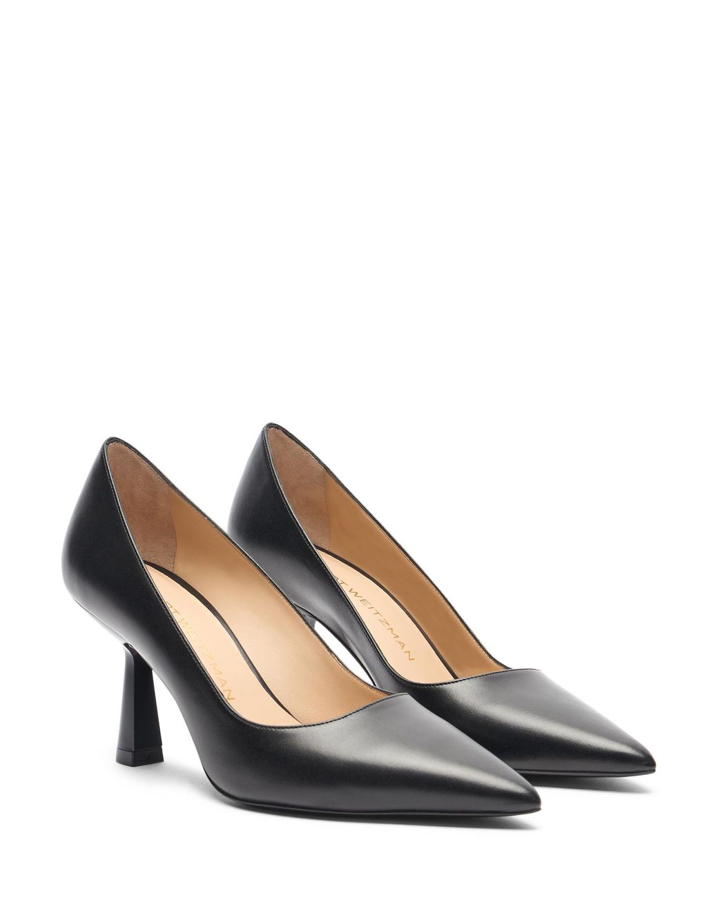 Stuart Weitzman Black Stuart Sculpt 75