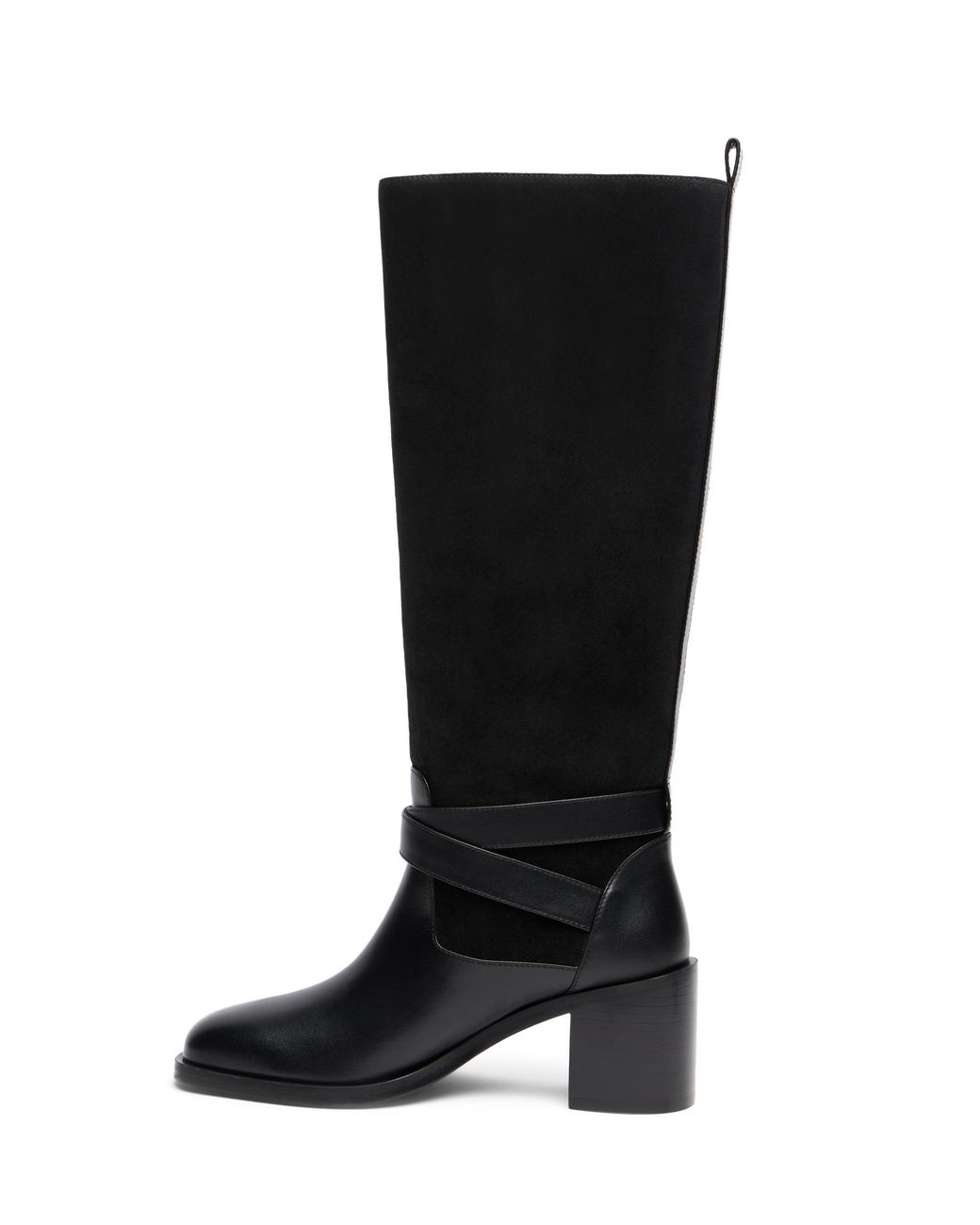 Stuart Weitzman Black Benni Riding Boot 55