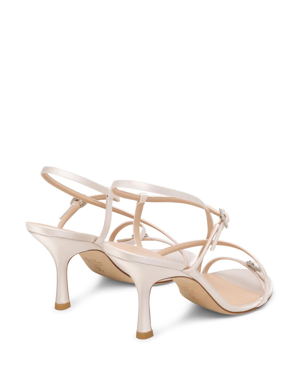Stuart Weitzman Natural Kensington Strappy Sandal 85